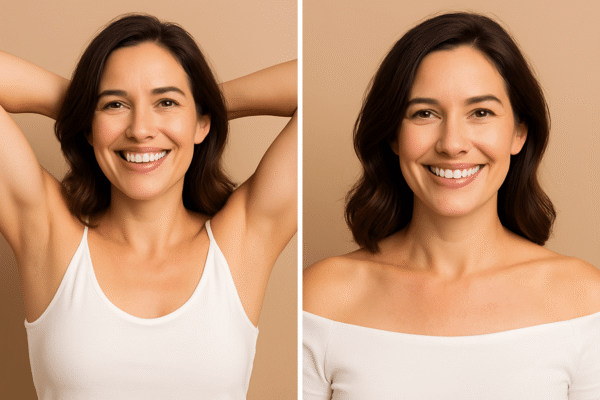 Woman Smiling After GLP-1 Weight Loss And Skin Tightening Treatment In Eustis